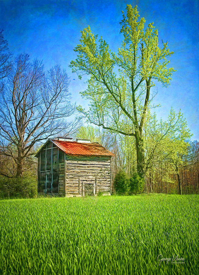 360 Tobacco Barn Photograph by George Moore