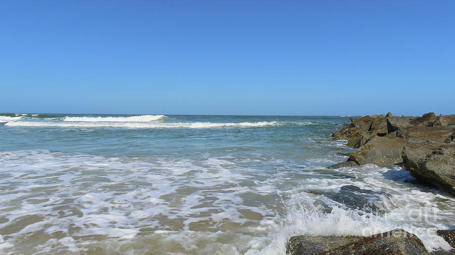 3681 Jetty Rocks Vilano Beach St Augustine Florida Photograph by