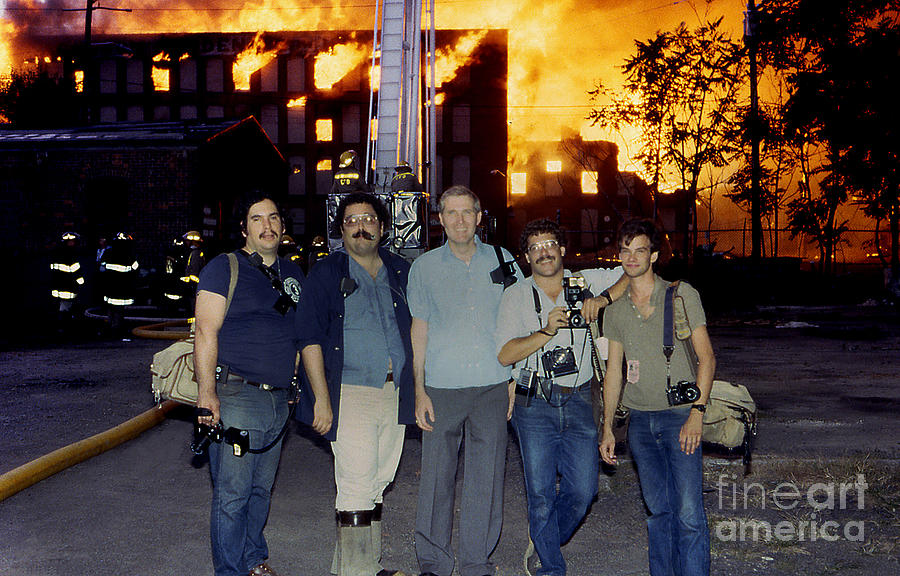 9-02-85 Passaic, NJ Labor Day Fire, Conflagration  #37 Photograph by Steven Spak