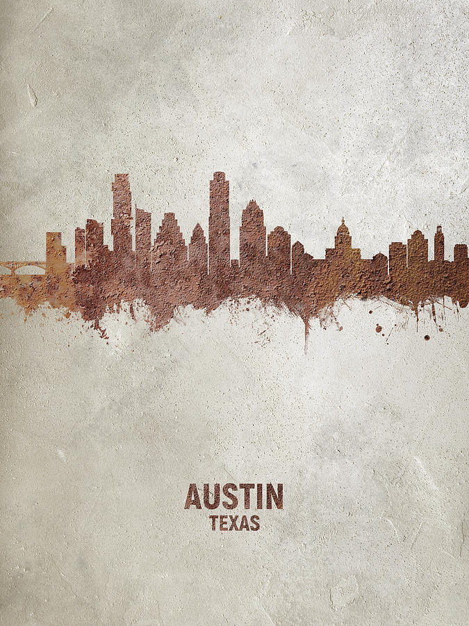 Austin Texas Skyline #37 Photograph by Michael Tompsett