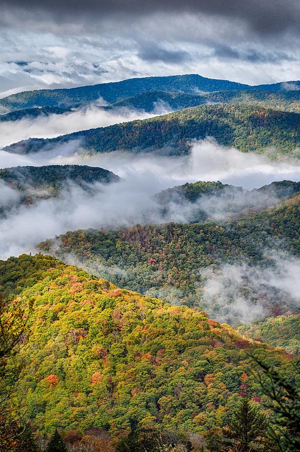 Autumn in the Appalachian Mountains Viewed Along the Blue Ridge  #37 Photograph by Alex Grichenko