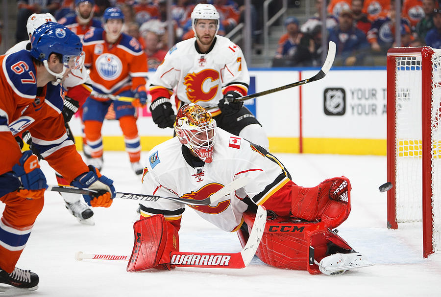 Calgary Flames v Edmonton Oilers #37 Photograph by Codie McLachlan