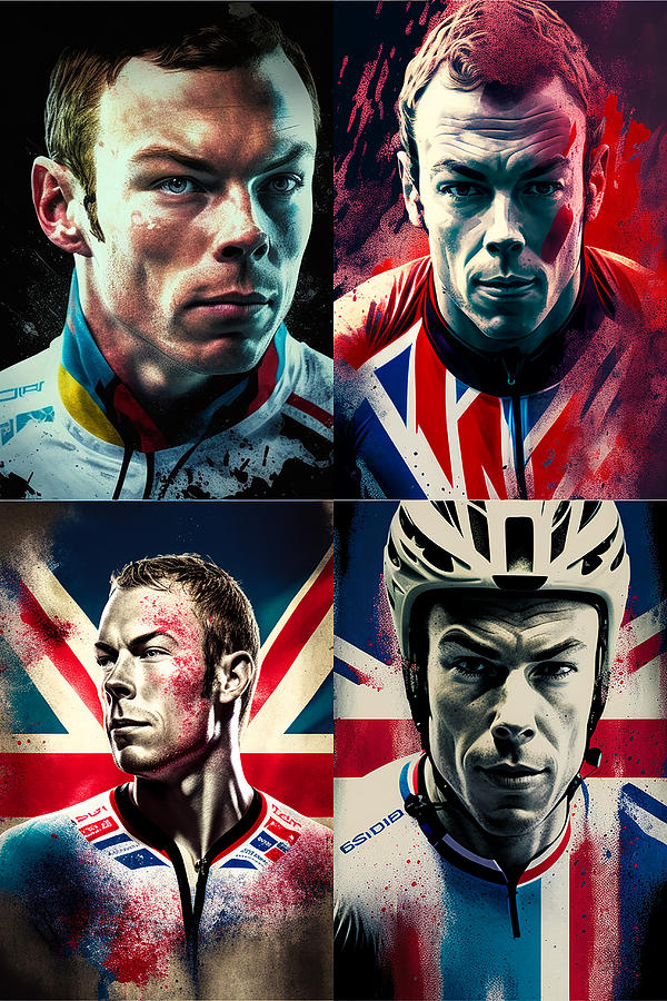 Sir Chris Hoy Mixed Media By Stephen Smith Galleries - Fine Art America