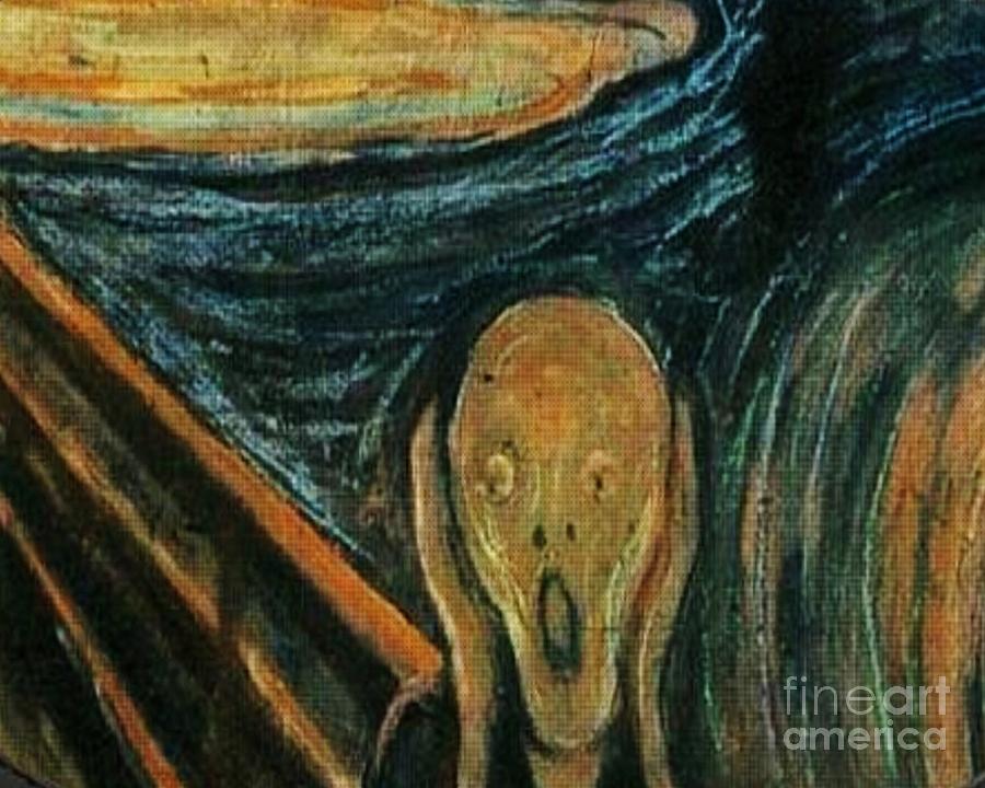The Scream  #37 Painting by Vesna Antic