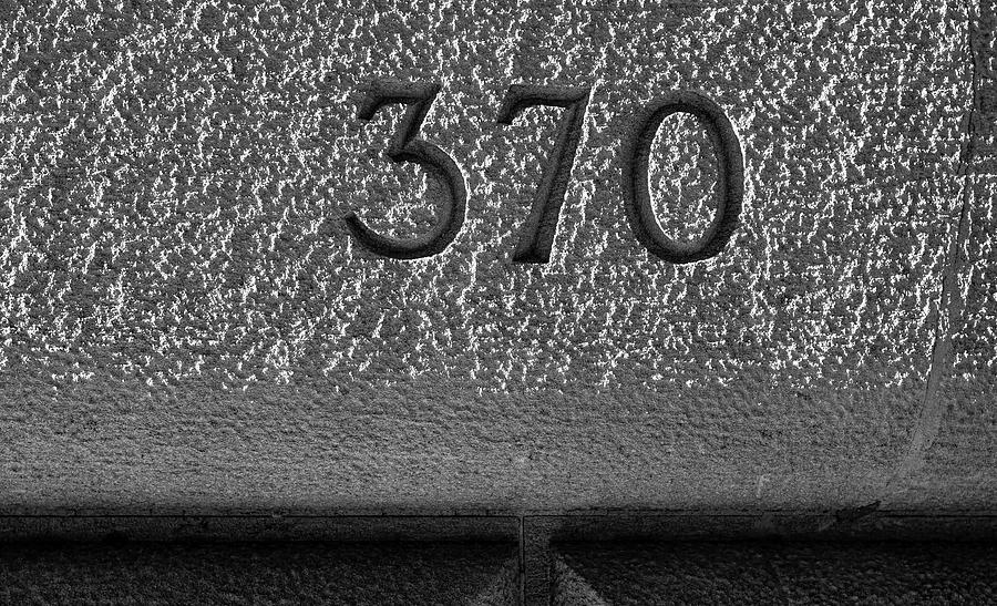 370 - Building Address Number Photograph by Robert Ullmann