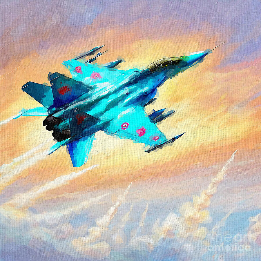 3782 Su 34 Russian Fighter Bomber Russian Air Force Military Aircraft ...