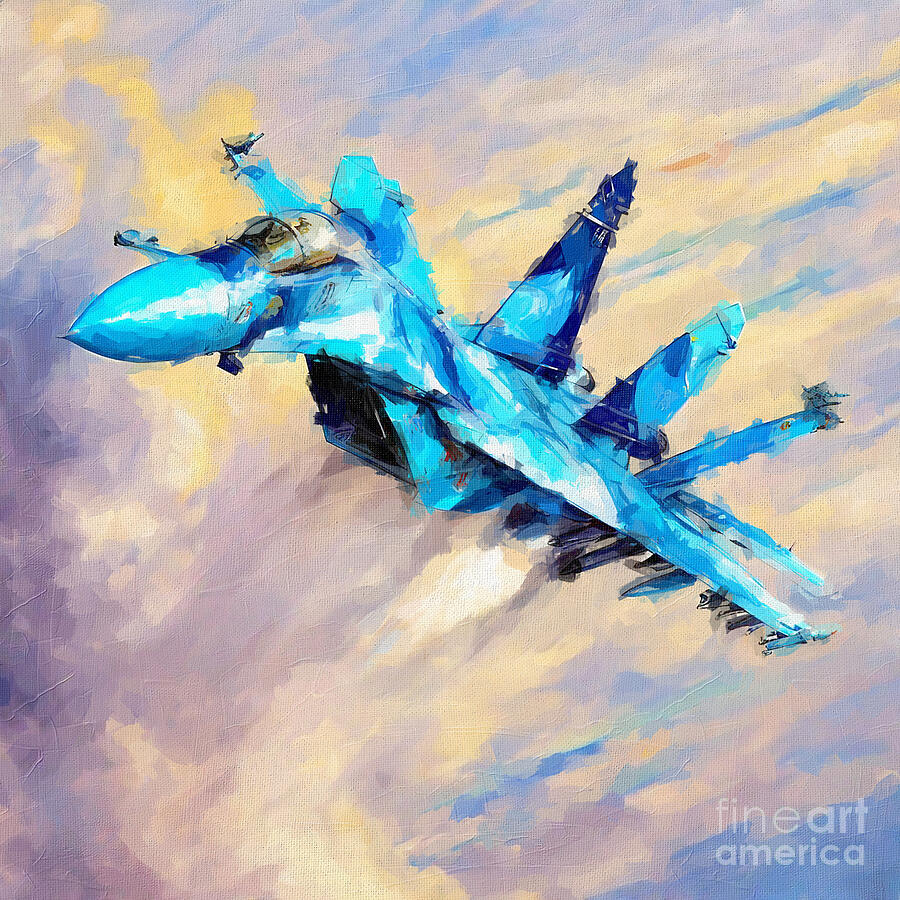 3782 Sukhoi Su 33 Artwork Fighters Flanker D Russian Air Force In The ...