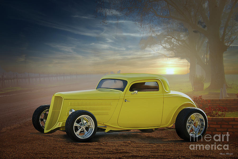 1934 Ford Three-Window Coupe #38 Photograph by Dave Koontz