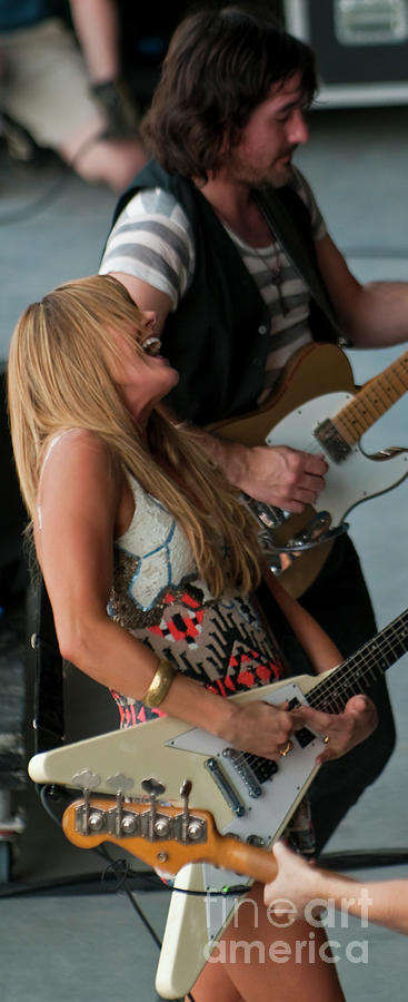 Grace Potter and the Nocturnals at Bonnaroo 2011 #39 Photograph by David Oppenheimer