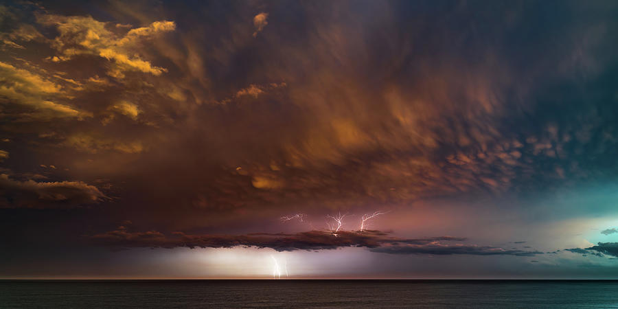 Lightning Storms Mazatlan Mexico #38 Photograph by Tommy Farnsworth