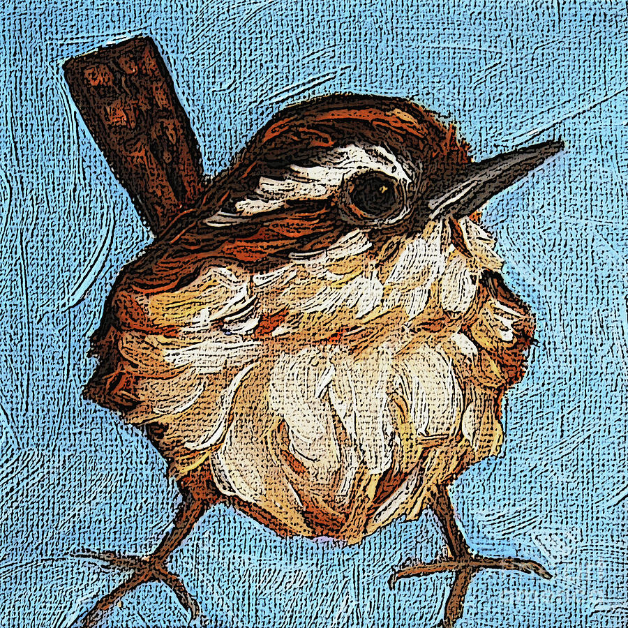 38 Wren Painting by Victoria Page