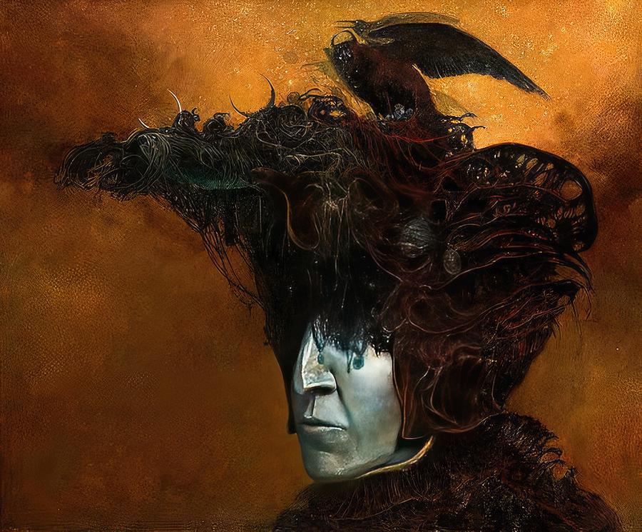 Zdzislaw Beksinski Painting by Zouhair Bairouk - Fine Art America