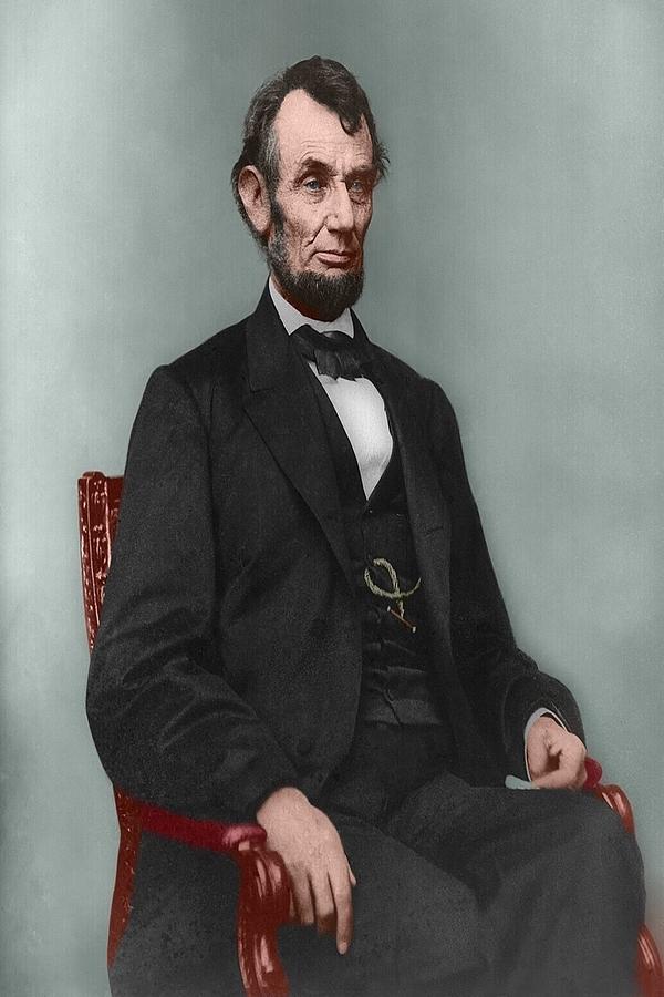 Abraham Lincoln artwork Painting by Artful Home Gallery Art - Fine Art ...