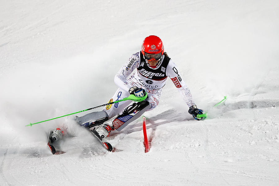 Audi FIS Alpine Ski World Cup - Womens Slalom #39 Photograph by Christophe Pallot/Agence Zoom
