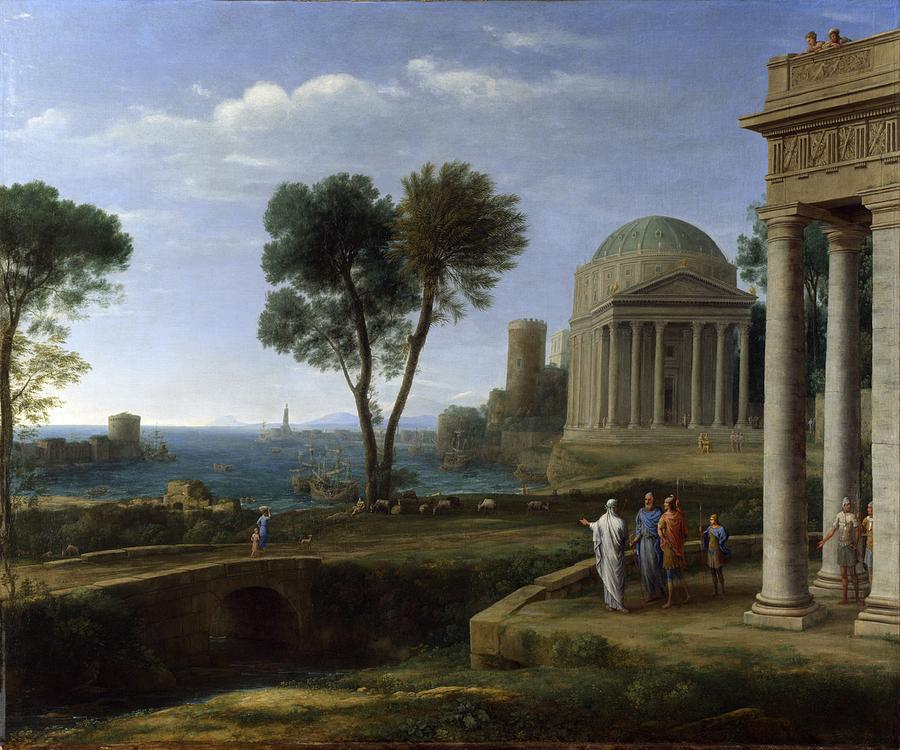 Claude Lorrain Painting By Artful Home Gallery - Pixels