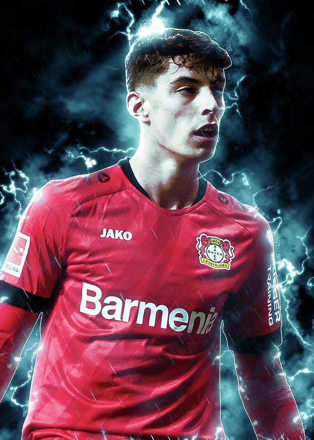 Kai Havertz Kaihavertz Kai Havertz Kai Havertz Digital Art By Waller 