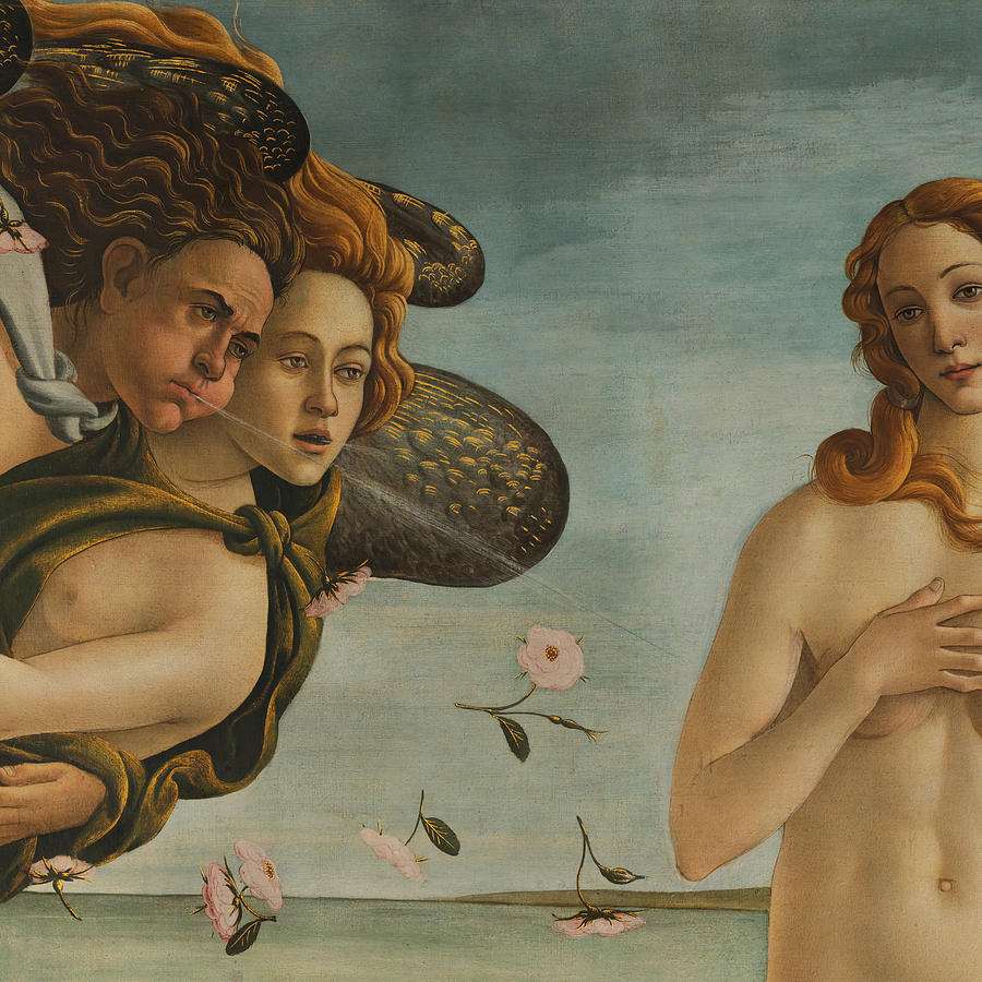 The Birth Of Venus By Sandro Botticelli Painting