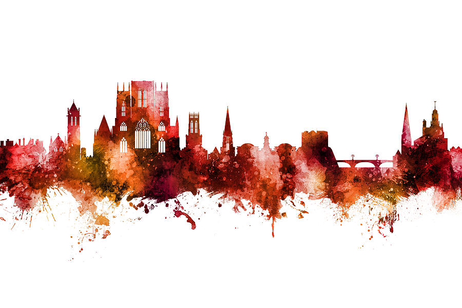 York England Skyline #39 Digital Art by Michael Tompsett