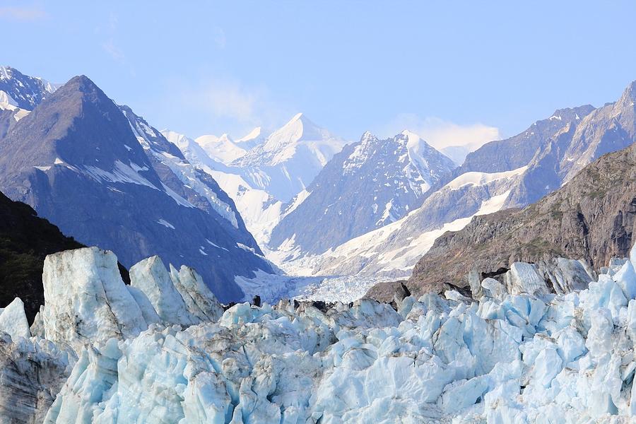 3D Alaska Mountain Range Photograph by Deborah Clarke - Fine Art America