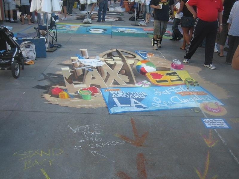3D Chalk Drawing Photograph by Calvin Boyer