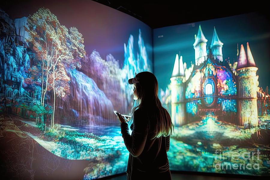 3D Touch Hologram Display for entertainment Digital Art by Benny Marty
