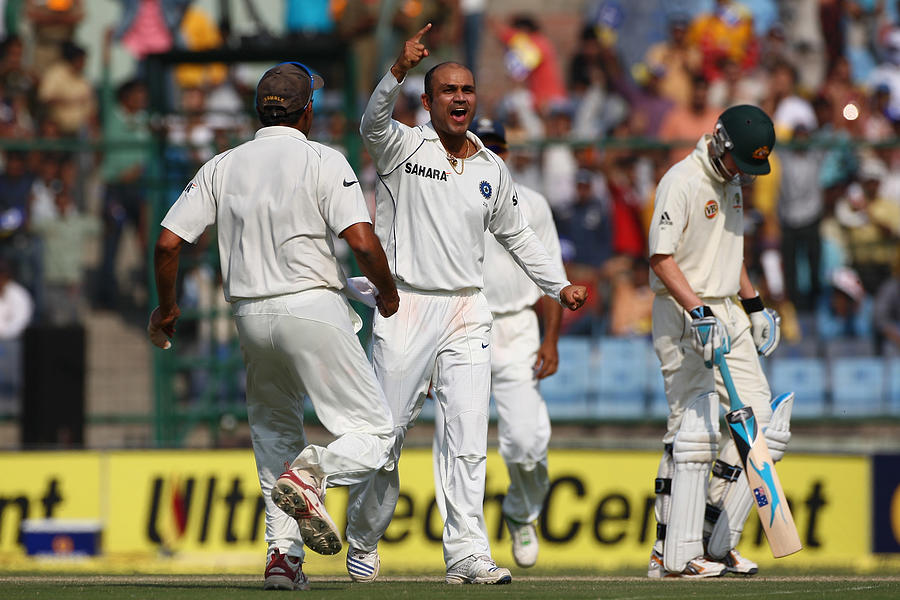 3rd Test - India v Australia: Day 4 Photograph by Michael Steele