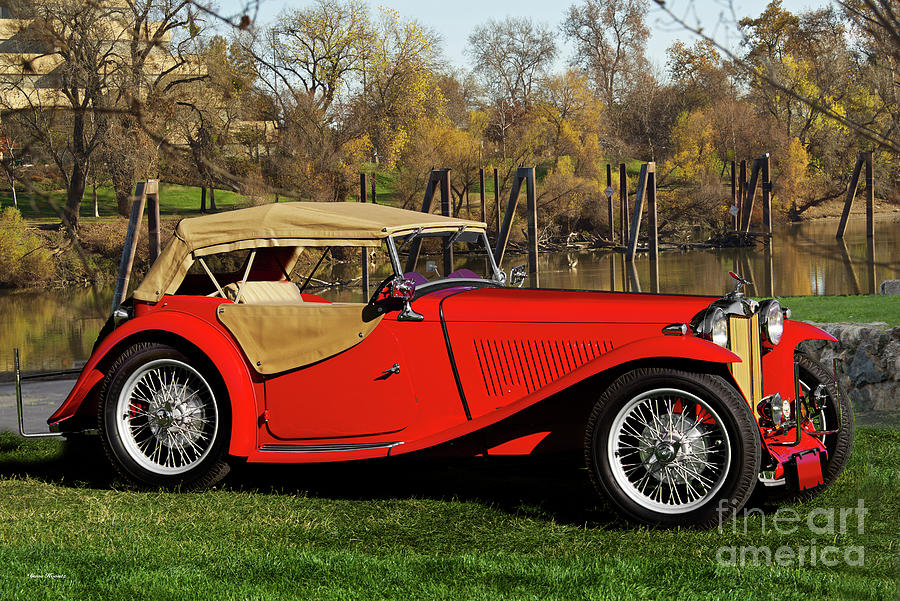 1938 MG TA Roadster #4 Photograph by Dave Koontz