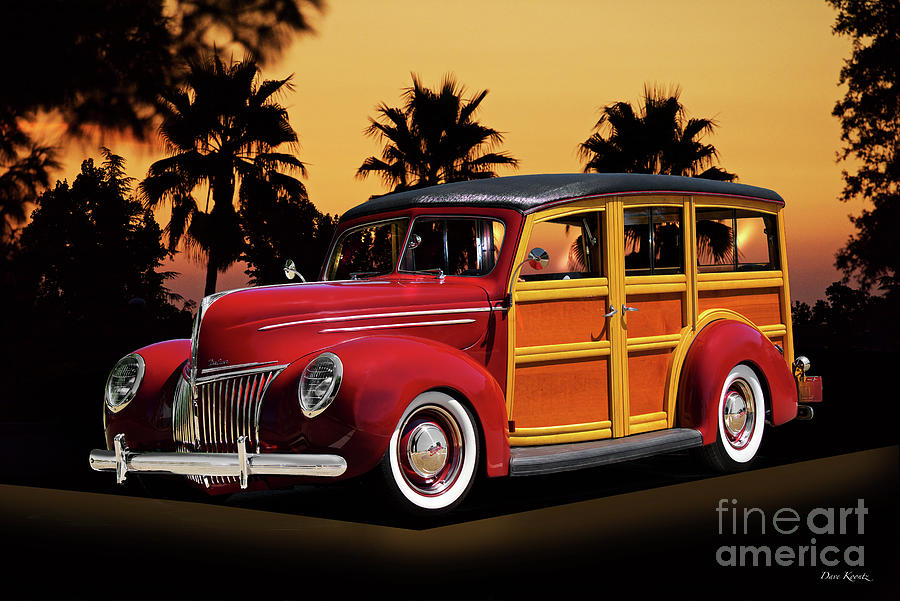 1939 Ford Deluxe Woody Wagon #4 Photograph by Dave Koontz