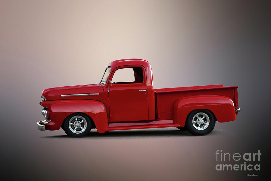 1951 Ford F100 Stepside Pickup #4 Photograph by Dave Koontz