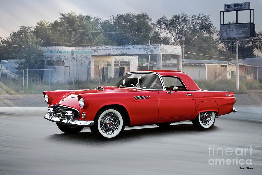 1956 Ford Classic Thunderbird #4 Photograph by Dave Koontz