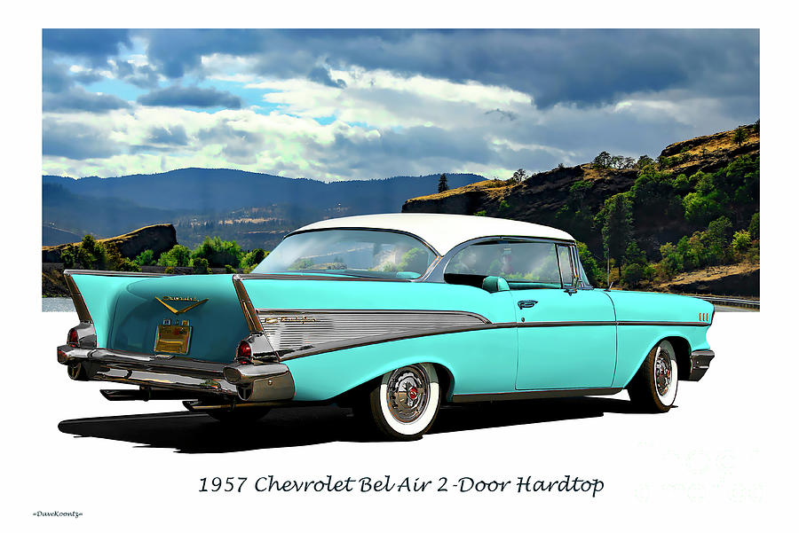 1957 Chevrolet Bel Air Two-Door Hardtop Photograph By Dave Koontz ...