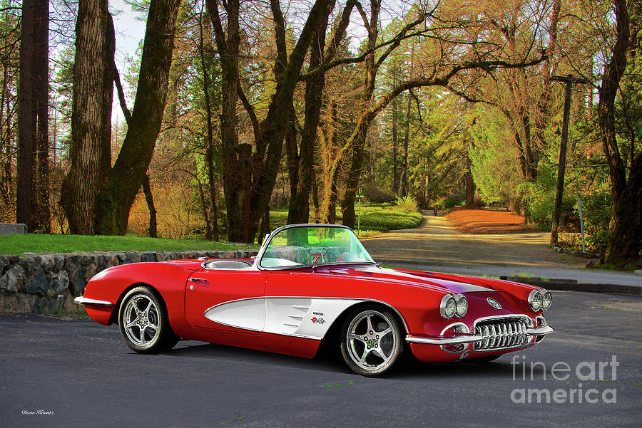 1959 Corvette Fuel Injected Convertible #4 Photograph by Dave Koontz