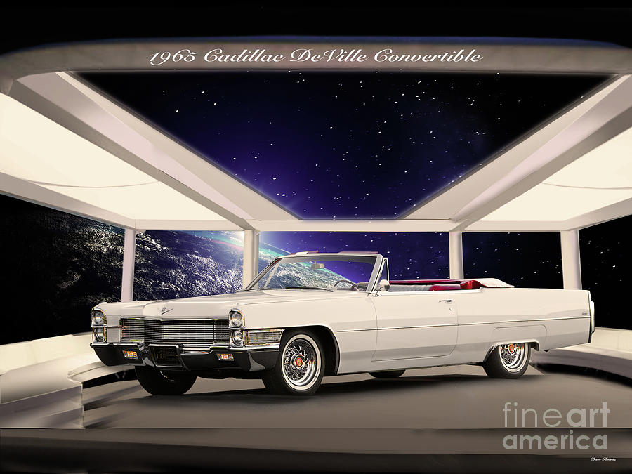 1965 Cadillac DeVille Convertible #4 Photograph by Dave Koontz