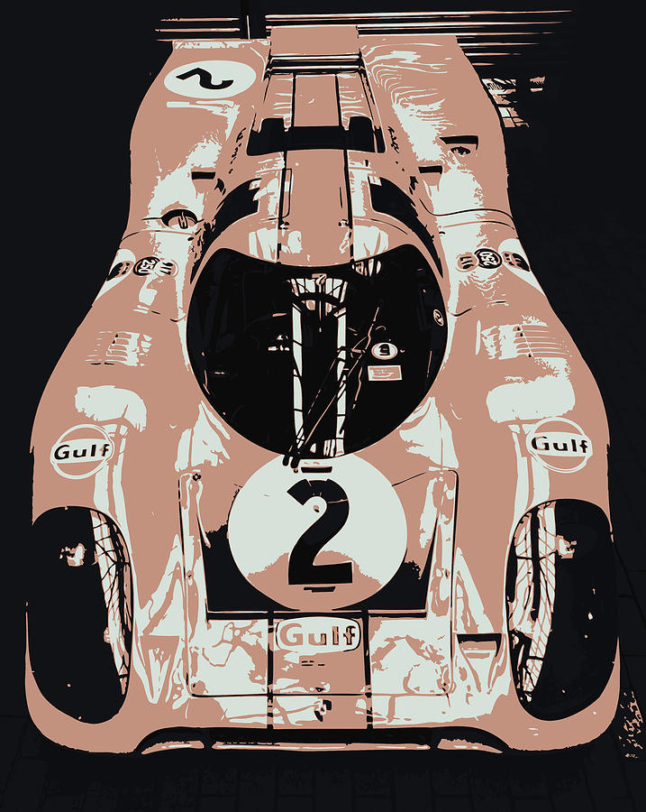 1969 Porsche 917K Le Mans Race Car #4 Digital Art by Thespeedart 1969 Porsche 917K Le Mans Race Car #4 Digital Art by Thespeedart