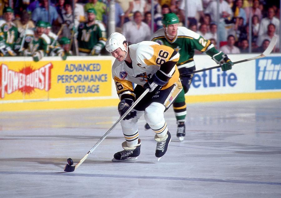 1991 Stanley Cup Finals - Game 2: Minnesota North Stars v Pittsburgh Penguins #4 Photograph by B Bennett