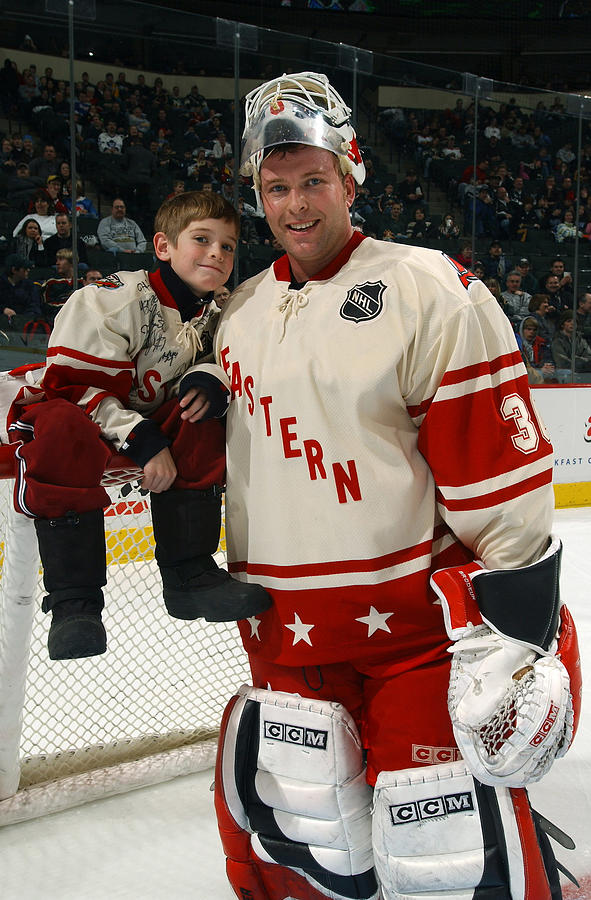 2004 NHL All-Star Game Practice #4 Photograph by Dave Sandford