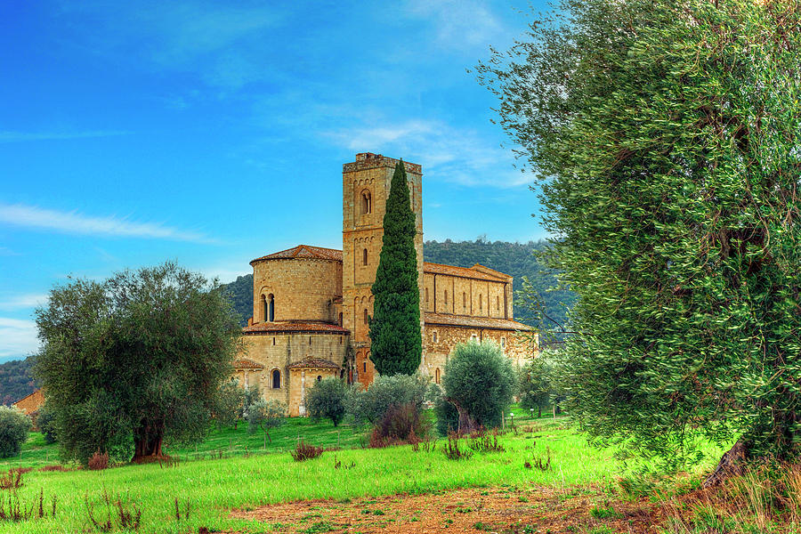 Abbey of SantAntimo - Tuscany - Italy #4 Photograph by Joana Kruse