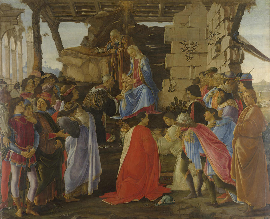 Sandro Botticelli Painting - Adoration of the Magi  #4 by Sandro Botticelli