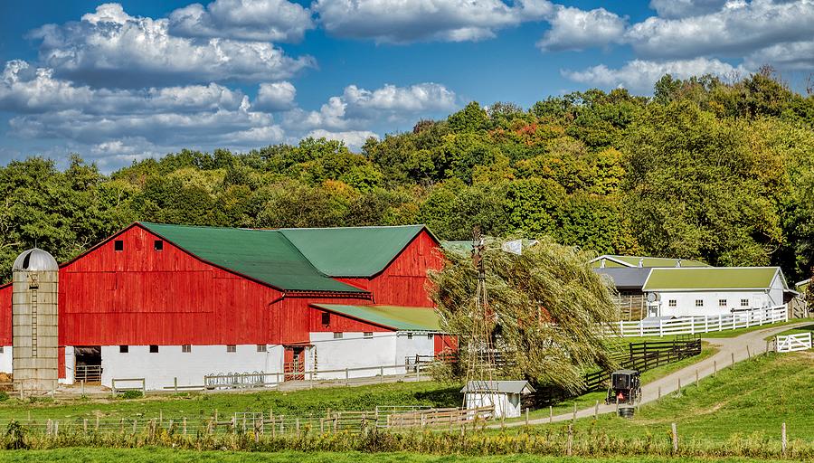 Barn Photograph - Amish Country #4 by Mountain Dreams