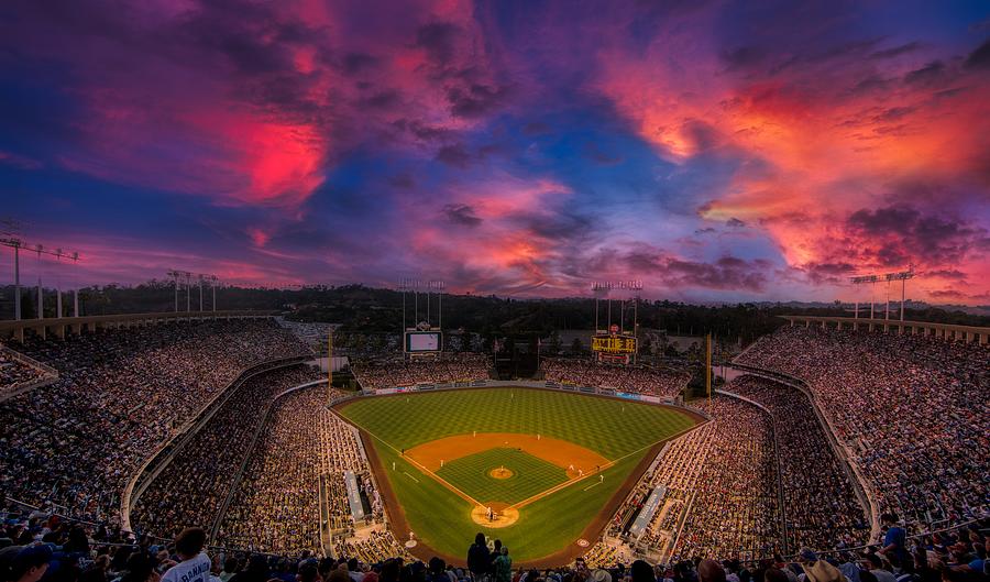 An Evening At Dodger Stadium by Mountain Dreams
