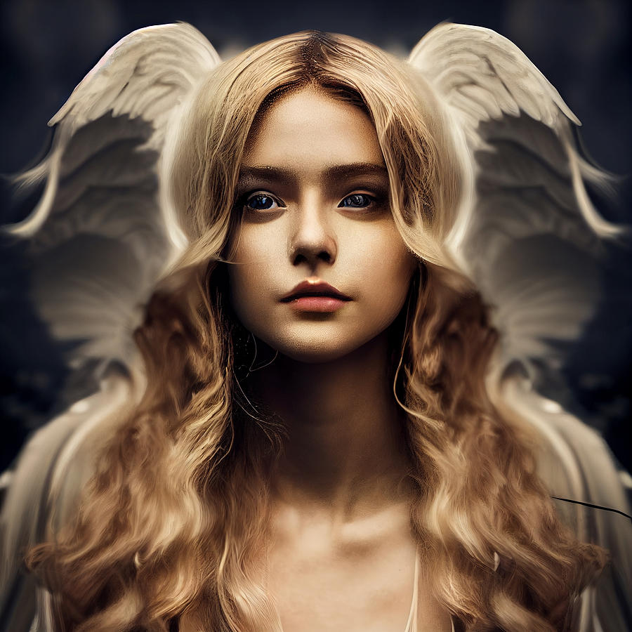 Angel with Wings Digital Art by William Ernst - Fine Art America