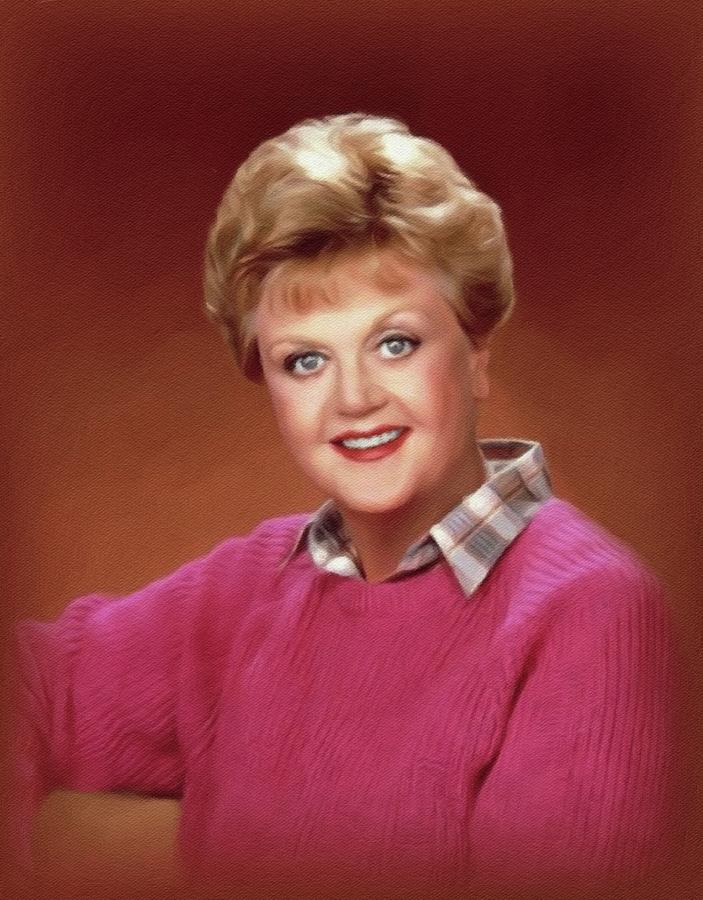 Angela Lansbury, Movie and TV Legend Painting by John Springfield | Pixels