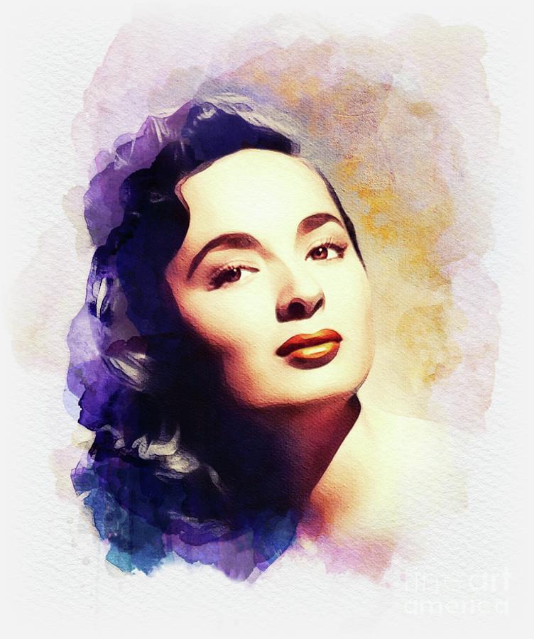 Ann Blyth, Movie Legend Painting by Esoterica Art Agency - Fine Art America