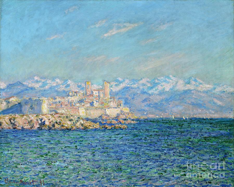 Claude Monet Painting - Antibes Afternoon Effect #4 by Claude Monet