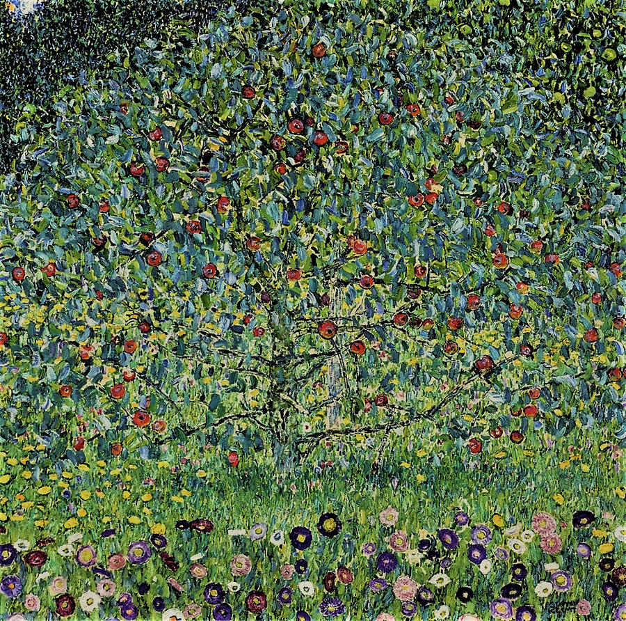 Apple Tree #4 Painting by Gustav Klimt