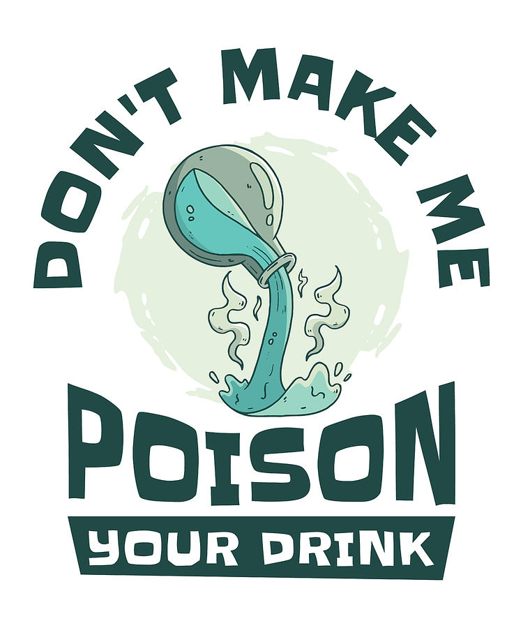 Aqua Tofana Skull Poison Crime Fan Drink Poison Bottle Digital Art by ...