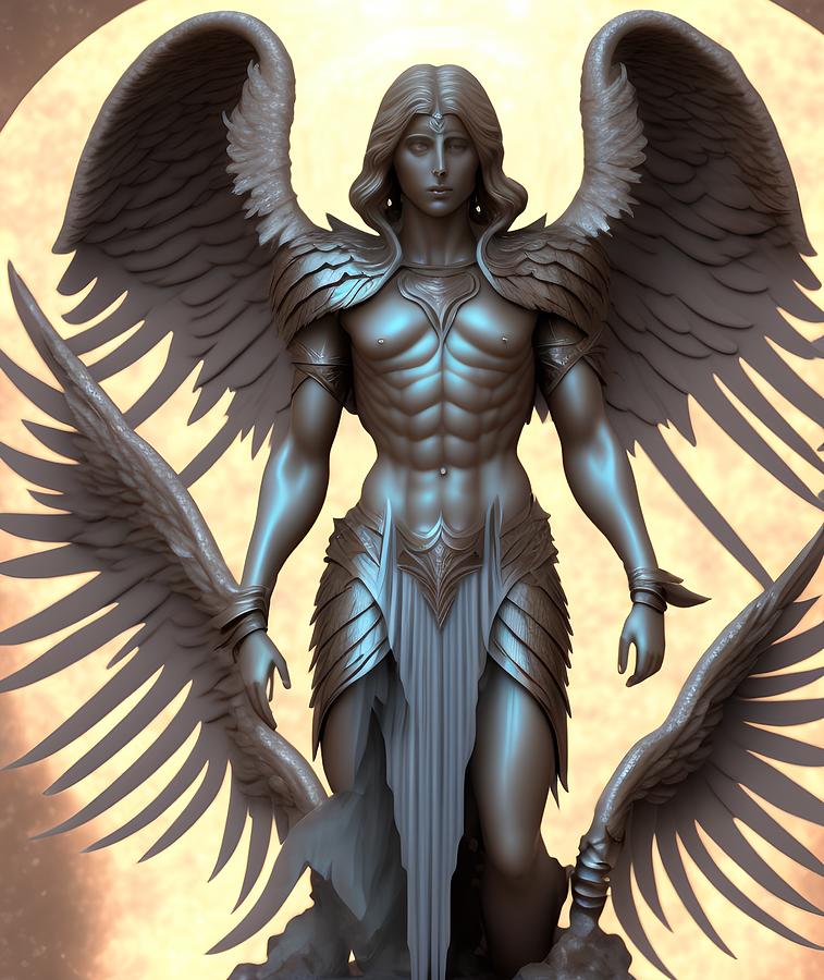 Archangel Kassiel - Angel of Tears and Life Trials, Generative A ...