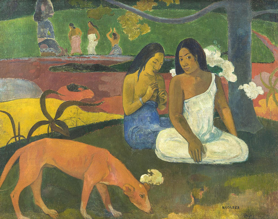 Paul Gauguin Painting - Arearea  #4 by Paul Gauguin