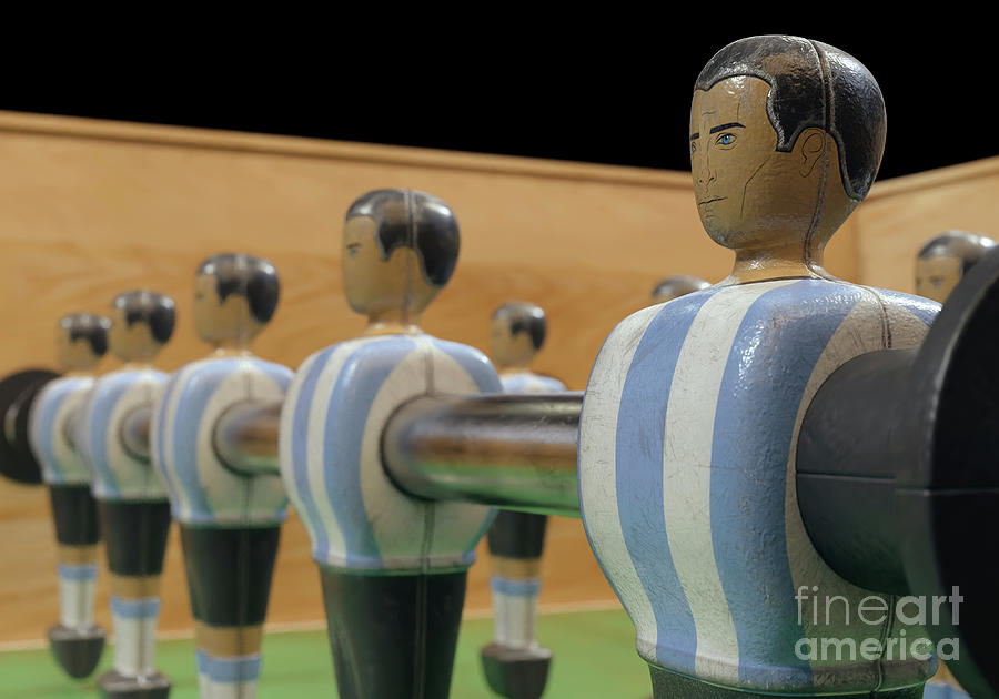 Argentina Foosball Team Digital Art