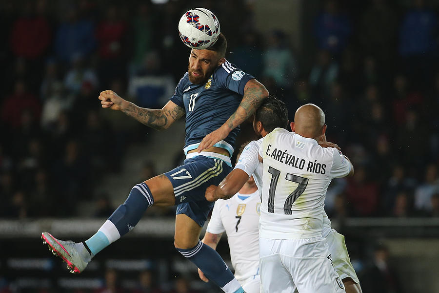 Argentina v Uruguay: Group B - 2015 Copa America Chile Photograph by Raul Sifuentes Argentina v Uruguay: Group B - 2015 Copa America Chile Photograph by Raul Sifuentes